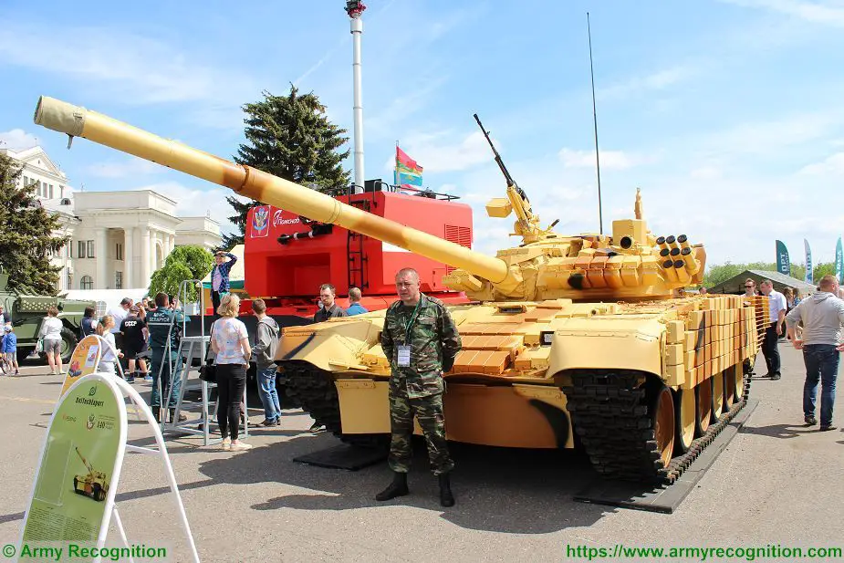 Army of Belarus tests T 72BME upgraded T 72A main battle tank 925 001