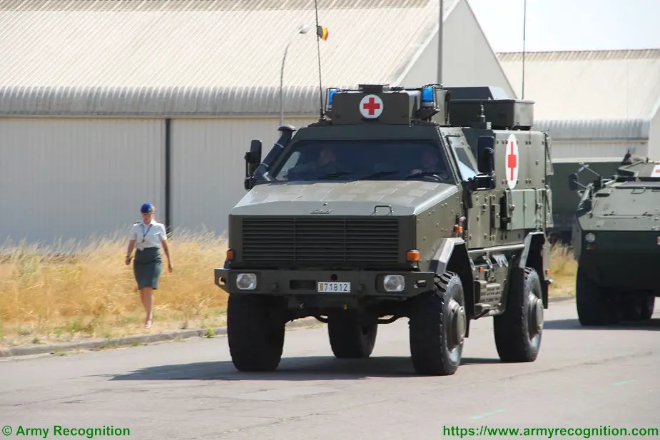 Dingo 2 ambulance armored vehicle Belgium Belgian army military parade national day 21 July 2018 925 001