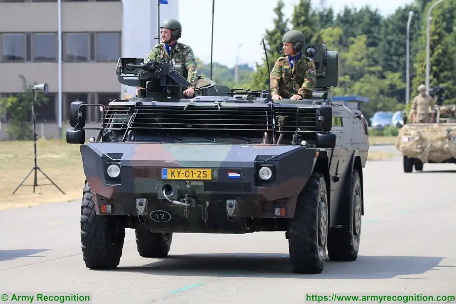 Fennek 4x4 reconnaissance vehicle Netherlands Dutch army military parade national day 21 July 2018 925 001