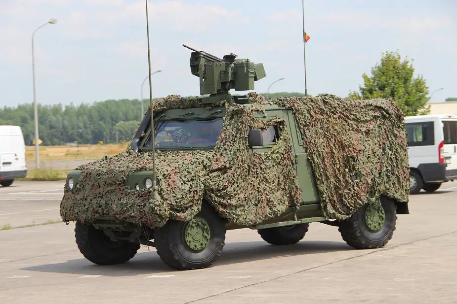 Lynx SPS Self Protection System LMV Light Multirole Armored Vehicle Belgium Belgian army military parade national day 21 July 2018 925 001