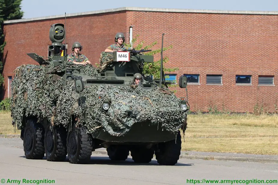 Pandur 1 reconnaissance unit ISTAR Belgium Belgian army military parade national day 21 July 2018 925 001