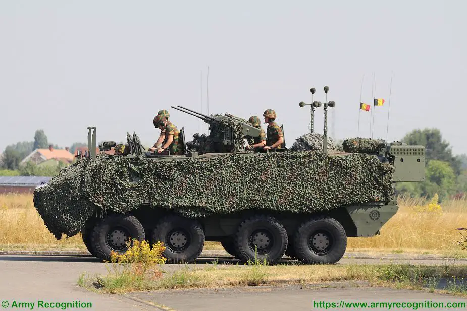 Piranha IIIC FUS APC 8x8 Armored Personnel Carrier Belgium Belgian army military parade national day 21 July 2018 925 001