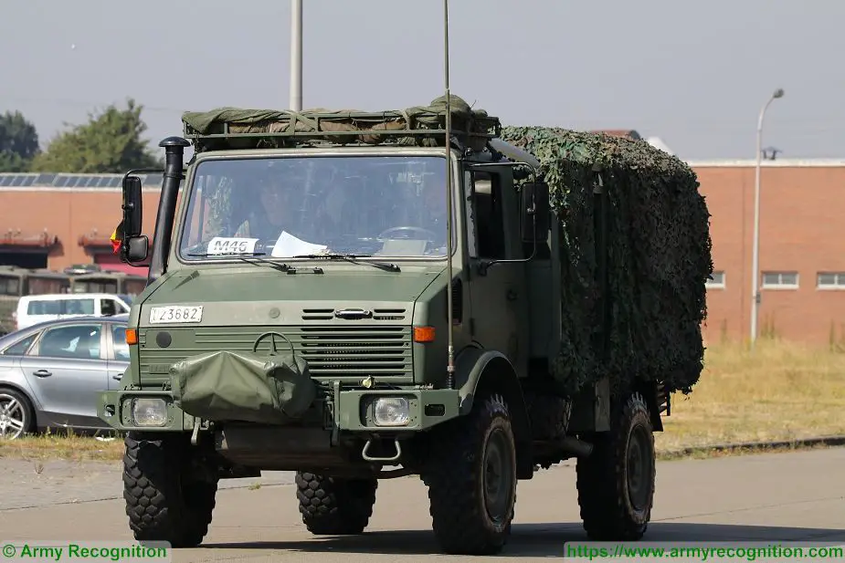 Unimog SCB battlefield reconnaissance radar unit ISTAR Belgium Belgian army military parade national day 21 July 2018 925 001