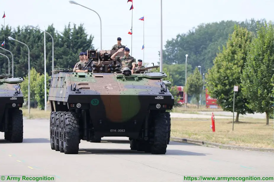 VPC 8x8 command post armored vehicle France French army military parade national day 21 July 2018 925 001