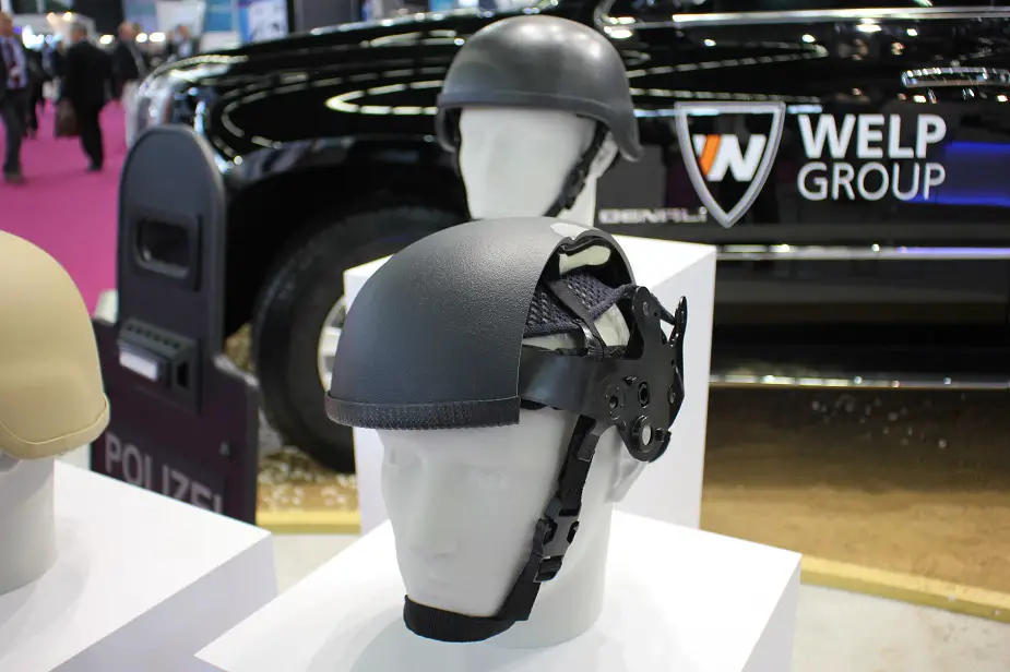 Eurosatory 2018 Welp Armouring Unveils H6 Pro Helmet Certified VPAM 6 Kalashnikov Protection