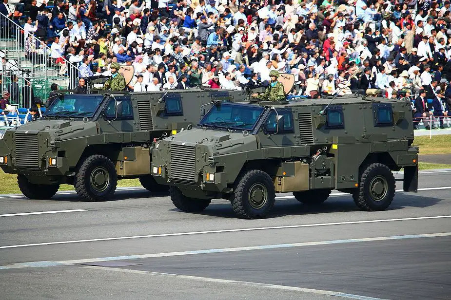 Japan takes delivery of 4 Bushmaster armored from Thales Australia 925 001