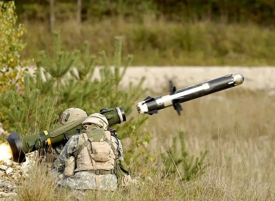 Raytheon FGM 148 Javelin antitank missile systems sold to Ukraine