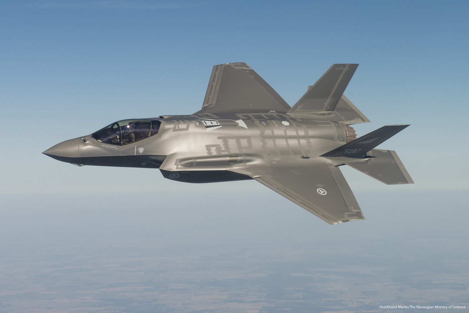 Test flight Norwegian F 35