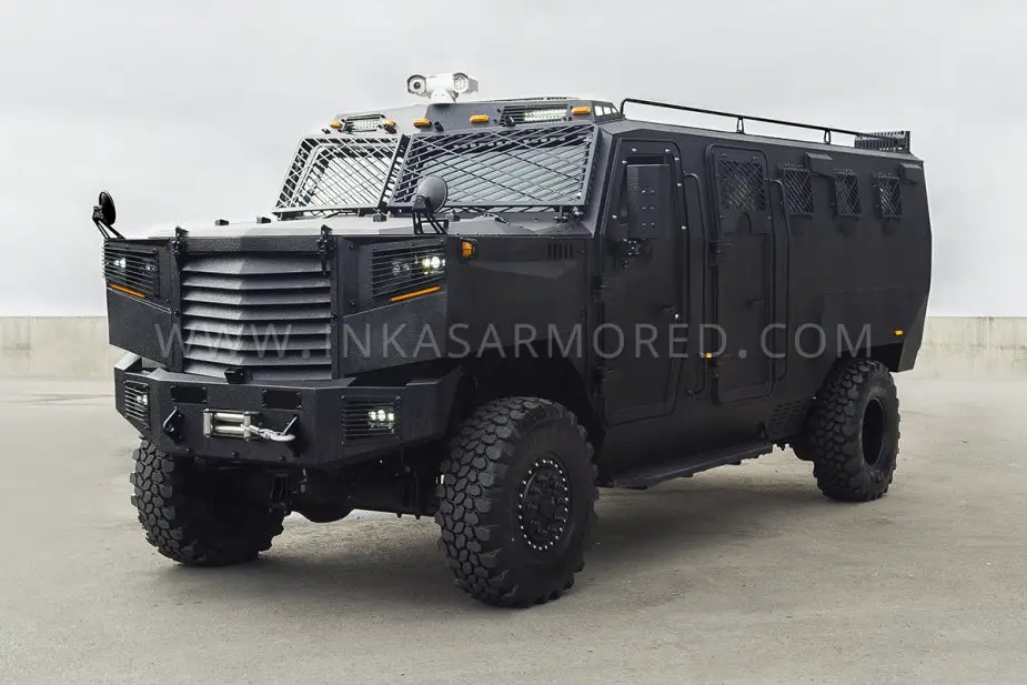 INKAS undiscloses its new Superior APC AMEV vehicle 001