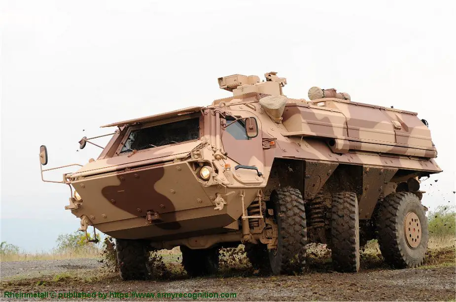 Rheinmetall contract to provide components to manufacture FOX 2 armored vehicles 925 001