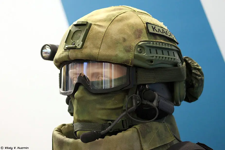 Russia Rosgvardiya adopts Tor protective helmet