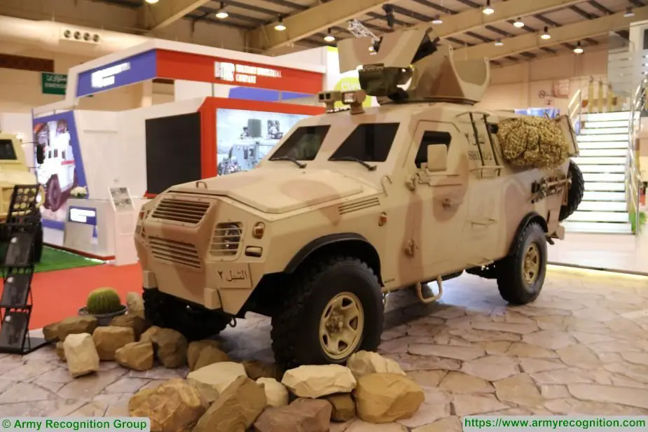 Saudi Al Shibl 4x4 light armored vehicles in service in Turkmenistan
