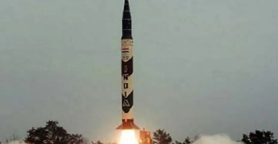 Successful test fire of Indian ballistic missile Agni I