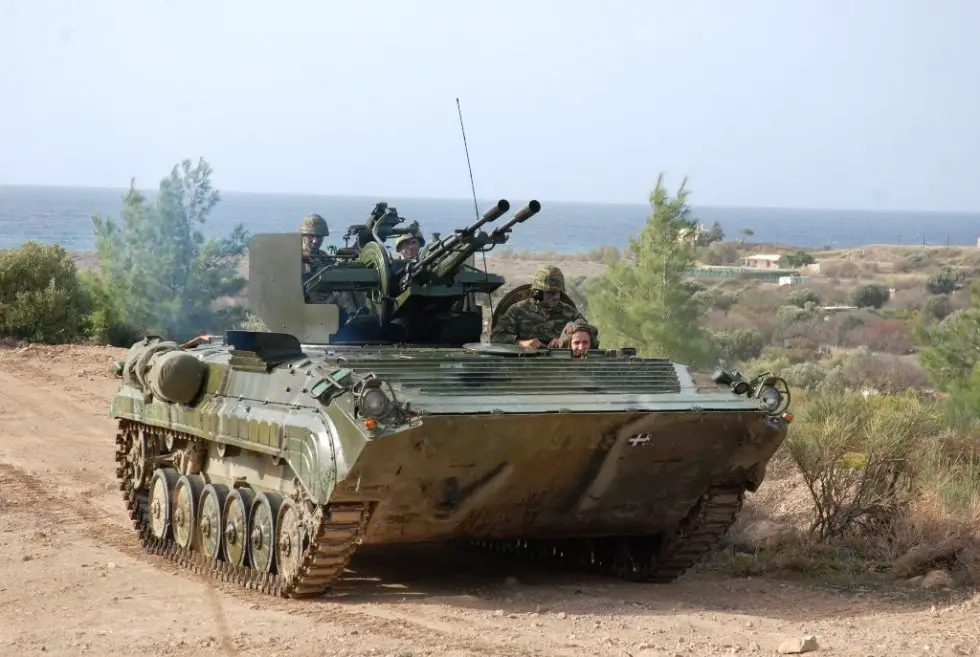 Greece upgrades its BMP 1A1 OST infantry fighting vehicles
