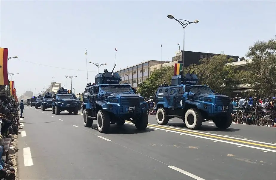 Senegal Gendarmerie Ejder Yalcin armored at Independence day military parade 925 001