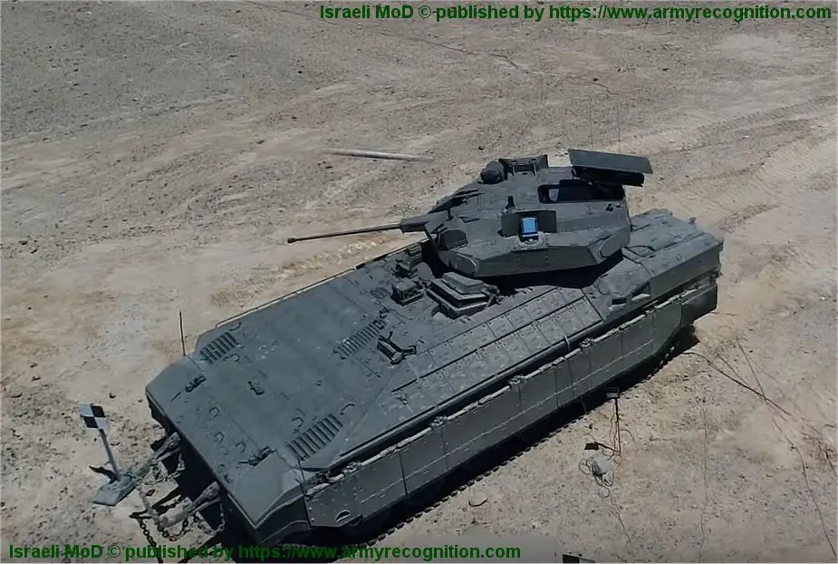 Israeli army has performed firing test Spike anti tank missile on NIMR IFV tracked armored 925 001