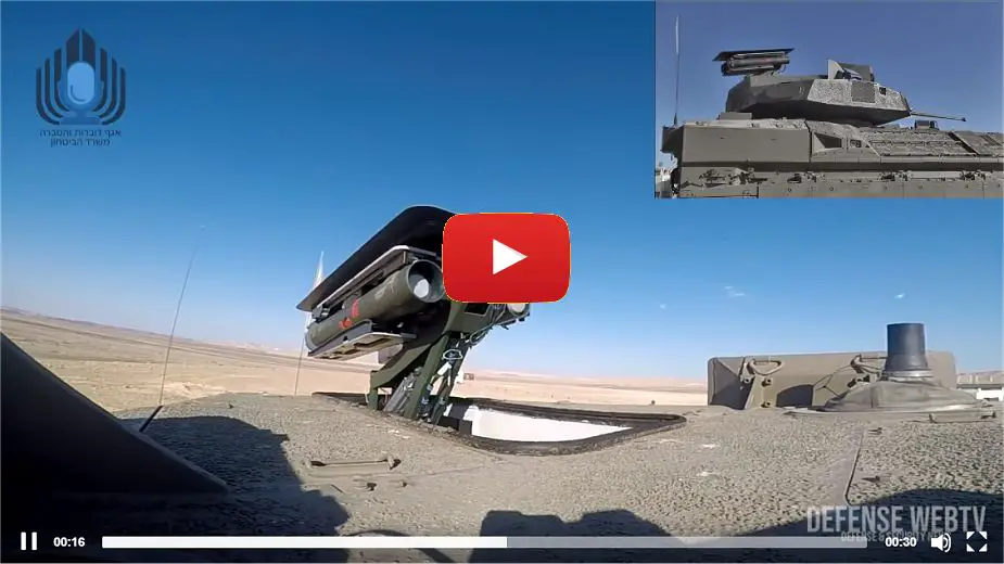 Israeli army has performed firing test Spike anti tank missile on NIMR IFV tracked armored 925 002
