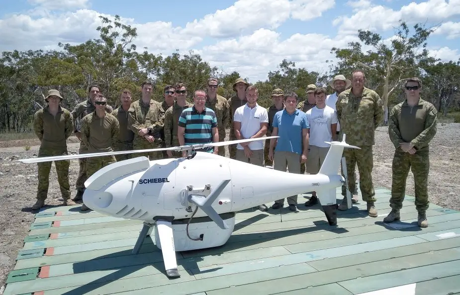 Schiebel Camcopter S 100 demonstrates new COMINT and imaging payloads to Australian army 2