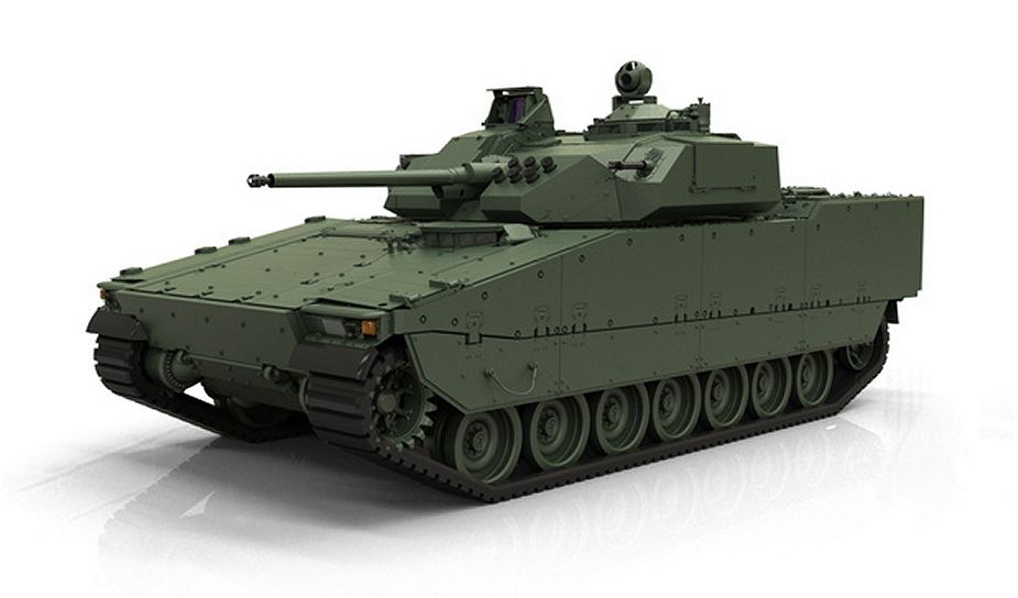 BAE Systems CV90 MkIV new evolution of IFV Infantry Fighting Vehicle tracked armoured for modern battlefield 925 001