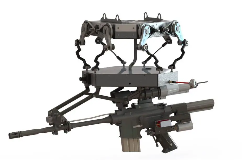 Israel Tikad armed drone with assault rifle to perform anti terrorist operations 925 002