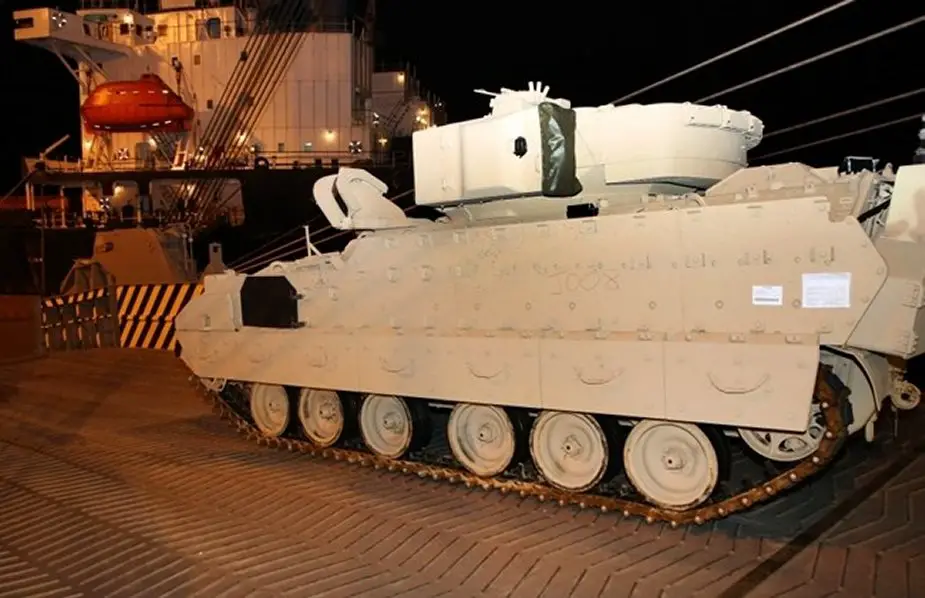 Lebanese Army receives new batch of M2A2 Bradley ifv from US