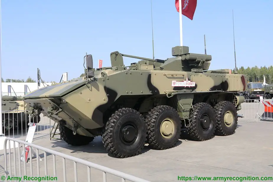 Russian Company VPK tests Bumerang new 8x8 armoured vehicle 925 001