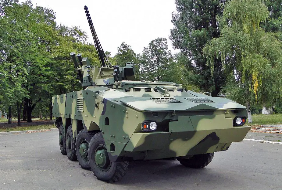 Ukraine defense industry new products BTR 4MV1 8x8 APC T 72AMT MBT 925 002