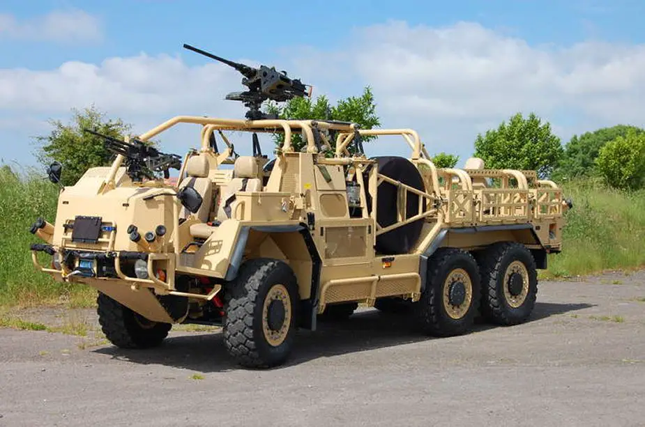 Supacat first production HMT Extenda vehicle for Norwegian armed forces 925 001