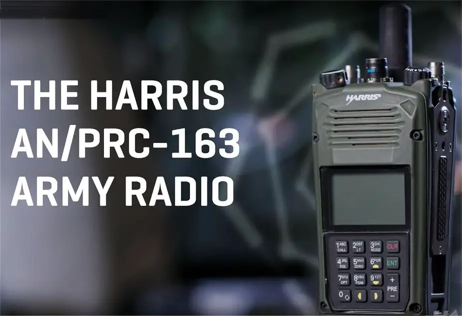 Harris Corporation from US has introduced AN PRC 163 two channel handheld radio 925 001