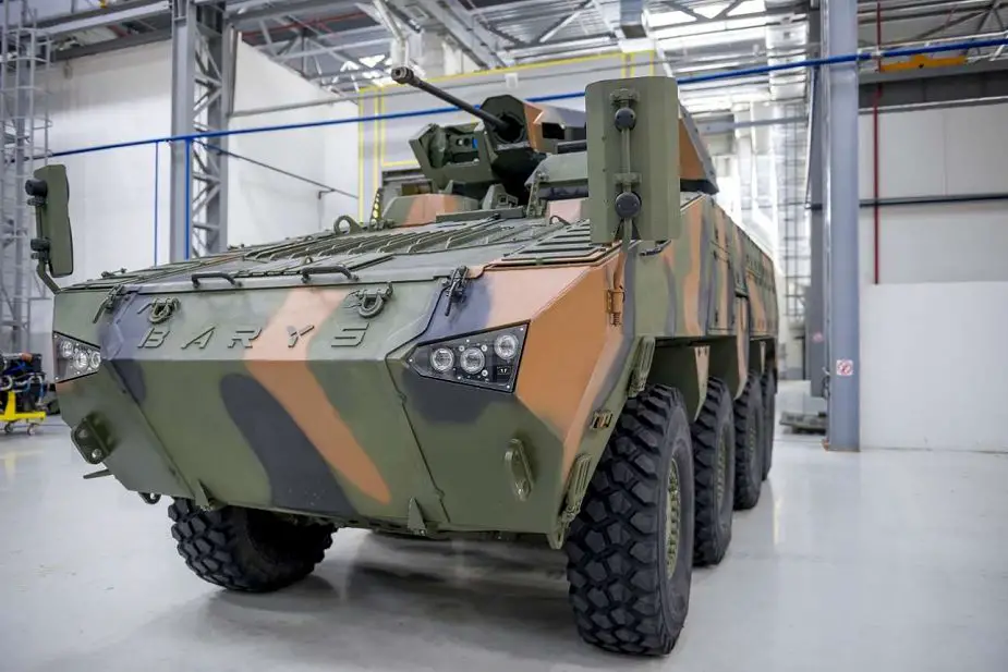 Kazakhstan has tested Barys 8x8 armoured fitted with Russian 2A42 30mm cannon 925 001