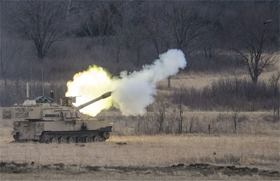 New M109A7 self propelled howitzers tested at Fort Filey 925 002