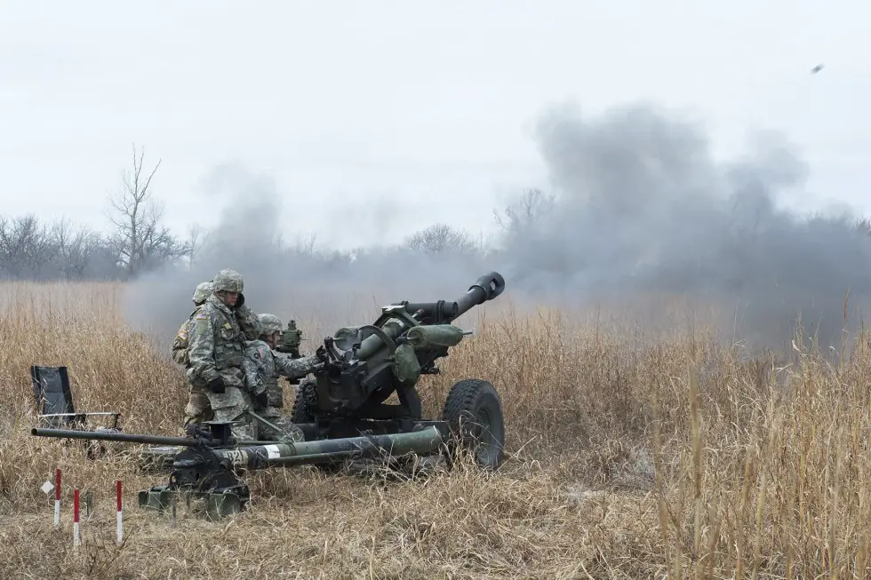 New M119A3 105mm howitzers for Oklahoma National Guard