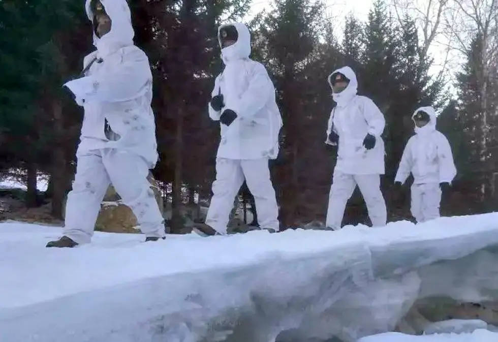 New arctic uniforms for the Chinese army