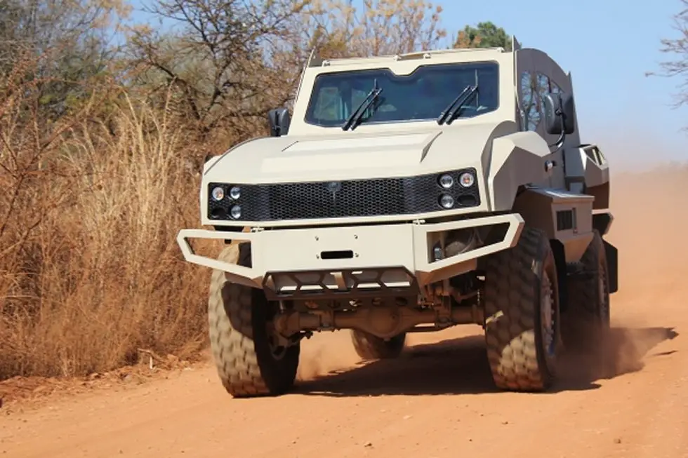 New version of the South African SVI Max armoured vehicle