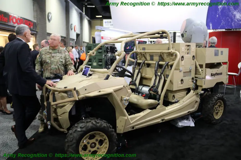 US Army tests laser weapon system mounted on Polaris MRZR All Terrain vehicle 925 001