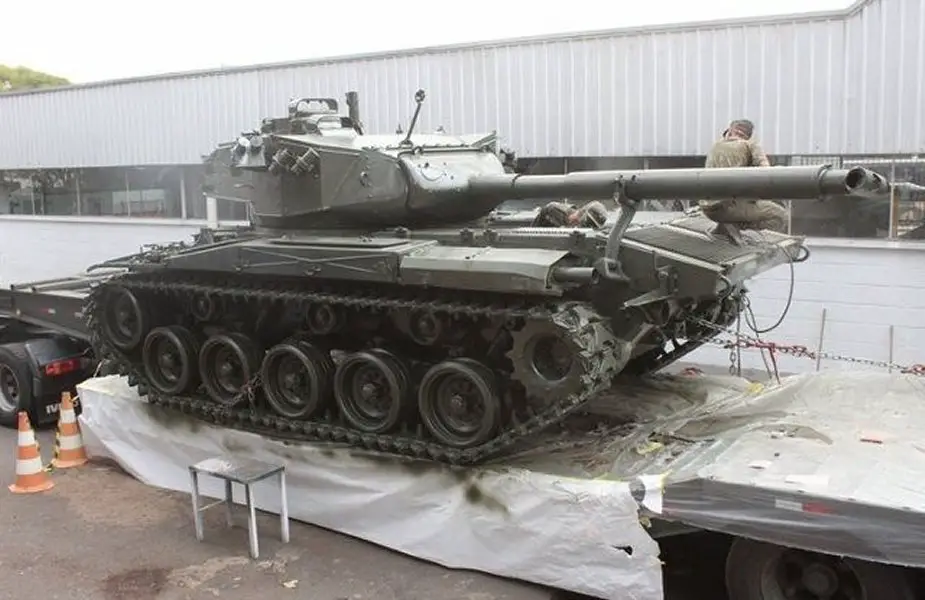 Brazil donates 25 M41 light tanks to the Uruguayan army