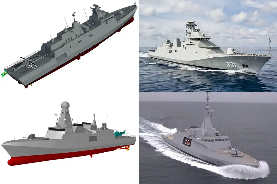 Four European Designs Shortlisted for Brazilian Navy Tamandaréclass