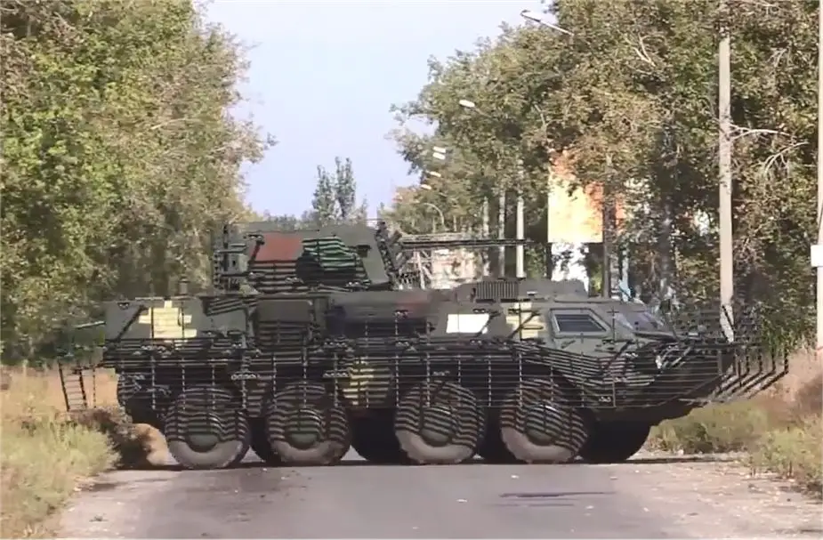 BTR 4E Butsefal 8x8 armored vehicle deployed by Ukrainian Joint Forces Operations 925 001