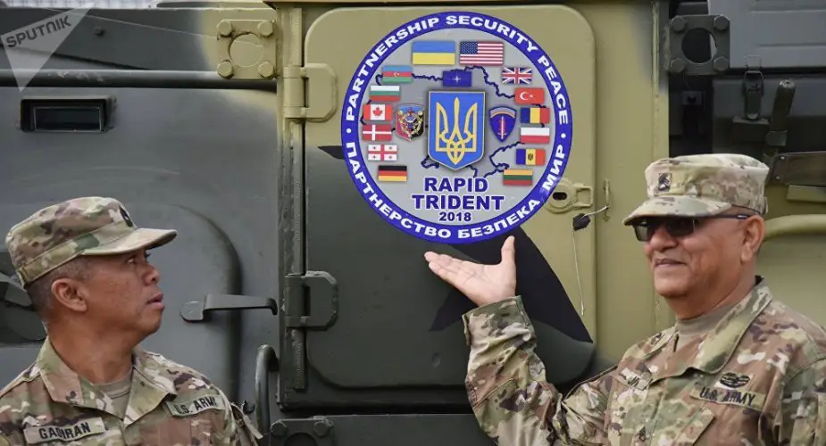 Rapid Trident 2018 Ukraine NATO joint military exercises begin in Lviv region