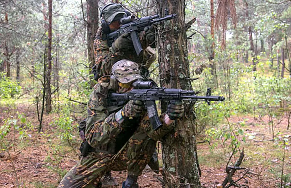 Russian Uzbek special forces in Belarus for competition
