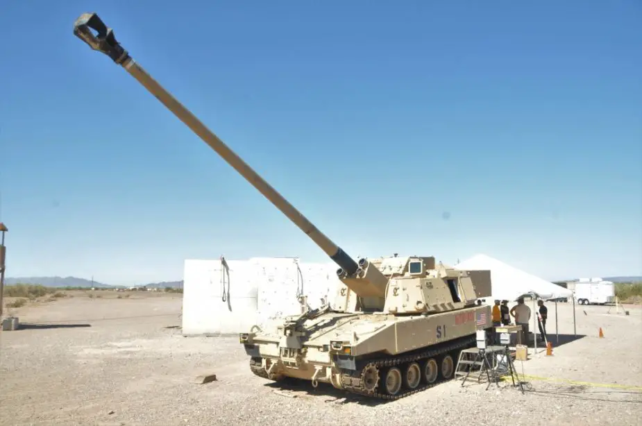 American ERCA Extended Range Cannon Artillery autoloader for self propelled howitzer 925 01