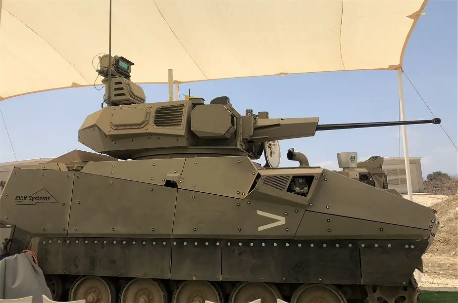 Israel unveils armored vehicle fitted new combats systems part of the Carmel tank program 925 001