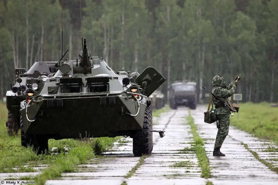 Military chemists participate in full scale exercises in eastern Russia
