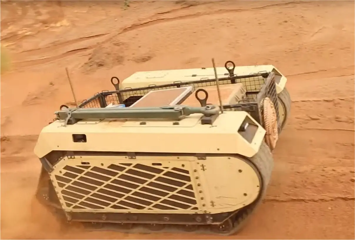 THeMIS UGV Unmanned Ground Vehicle use by Estonian soldier deployed in Mali 925 001