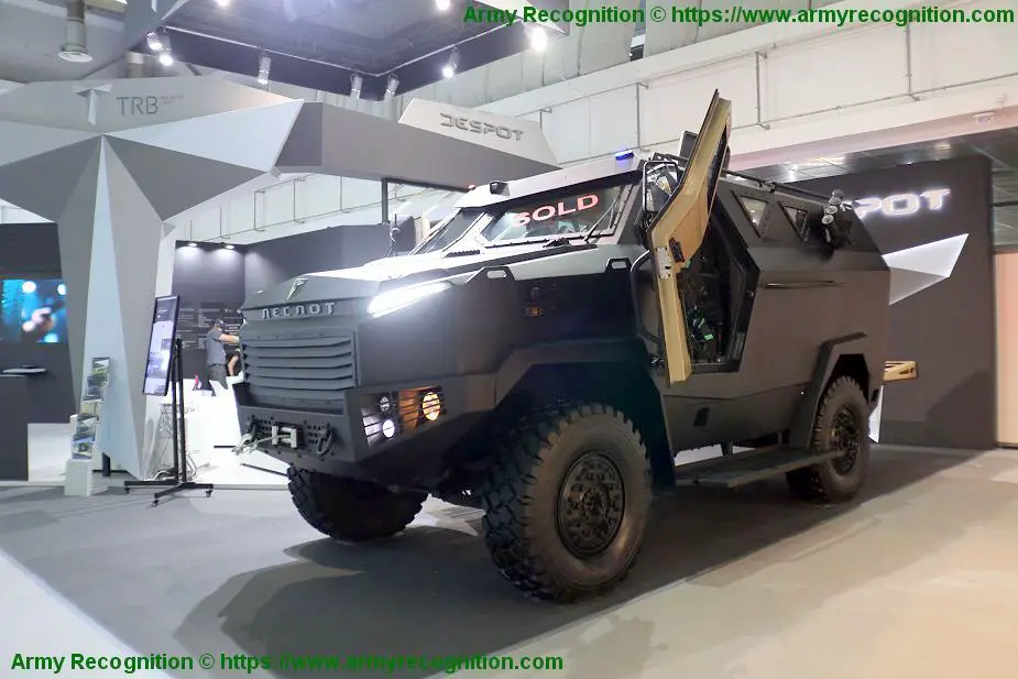 Tehnicki Remont Bratunac delivers Despot armored vehicles to Bosnian Serb Republic police