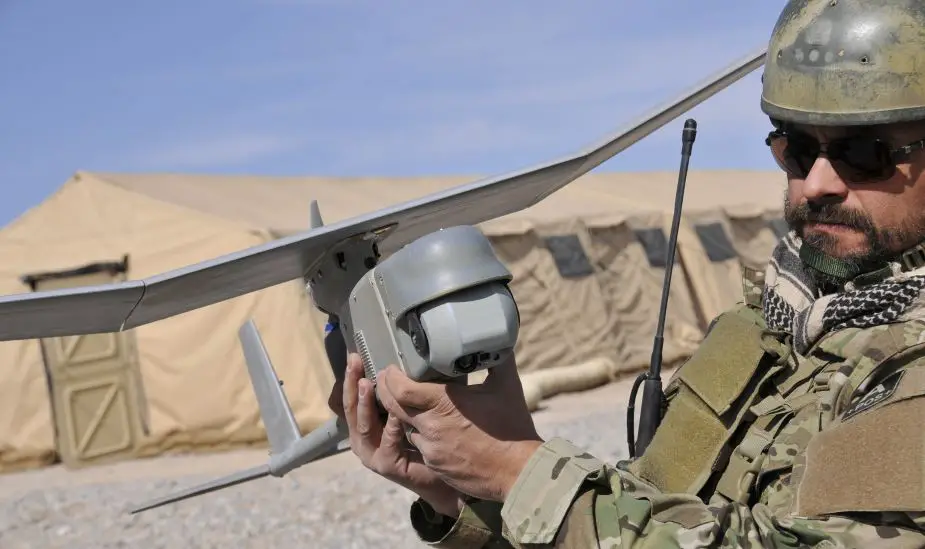aerovironment raven b uas contract us army security force brigades