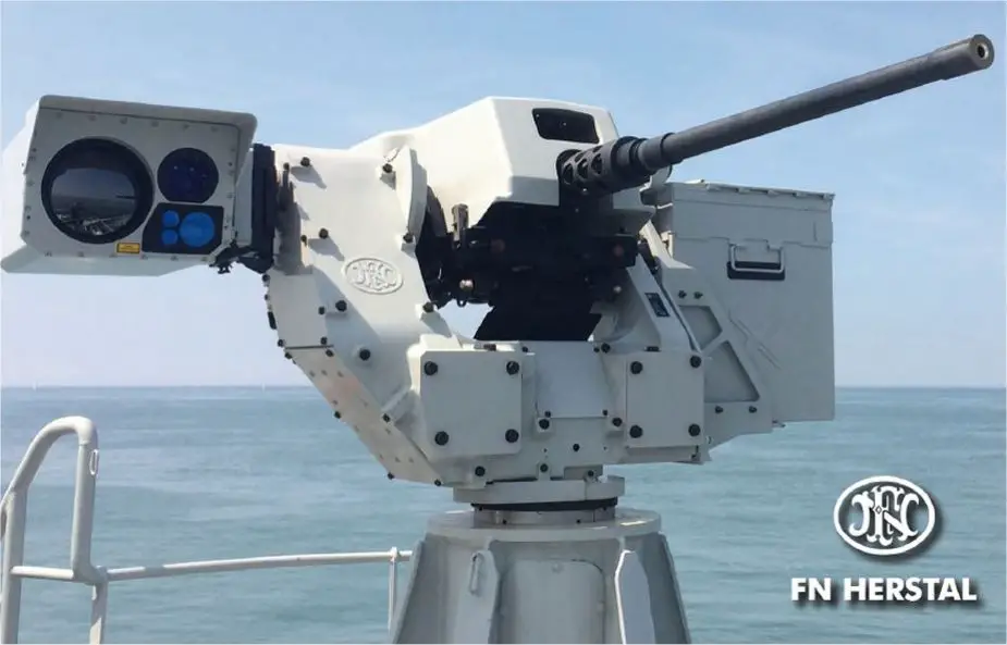 Sea deFNder FN Herstal Naval RWS Remote Weapon Station Belgium Belgian defense industry 925 001