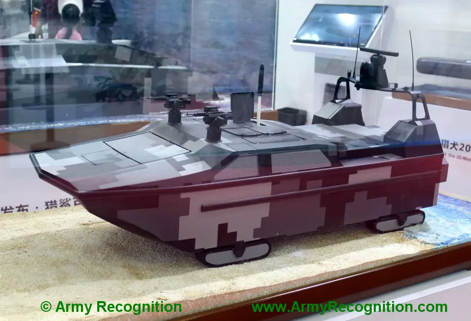 China builds first armed amphibious tracked drone boat 4