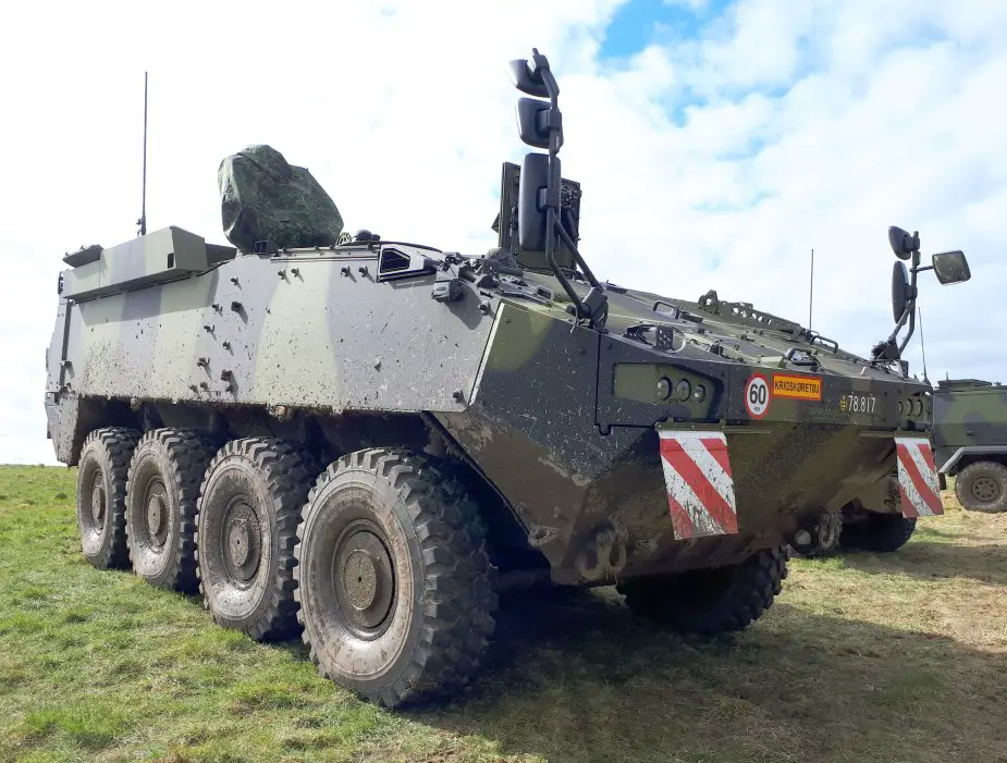 Danish army receives first Piranha 5 and Eagle 5 wheeled armored vehicles Piranha 5