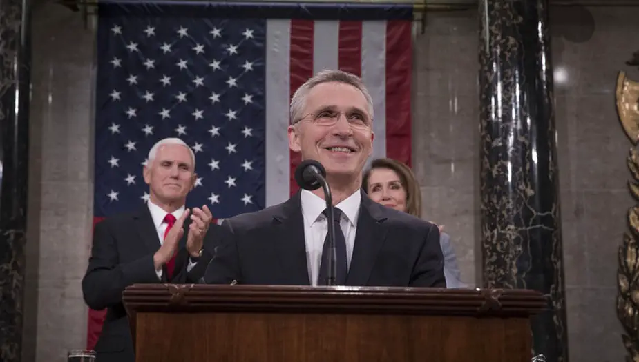NATO Secretary General addresses historic Joint Meeting of the US Congress Copier
